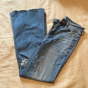 Only worn once American eagle super stretch bootcut jeans size 4